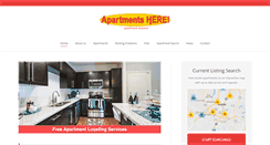Desktop Screenshot of apartmentshere.com